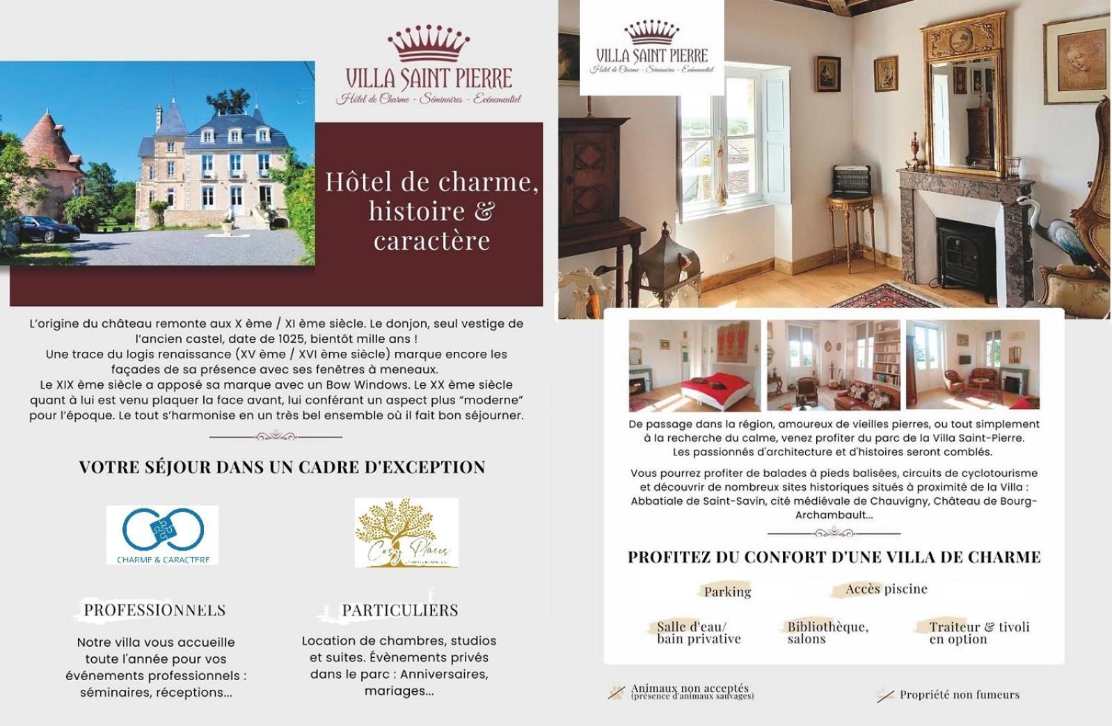 Villa Saint Pierre La Trimouille Luaran gambar